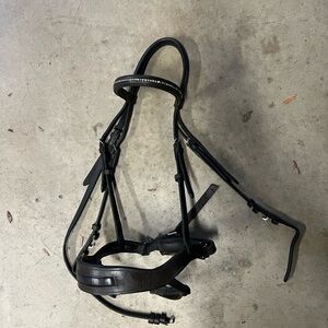 Black Leather Horse Bridle